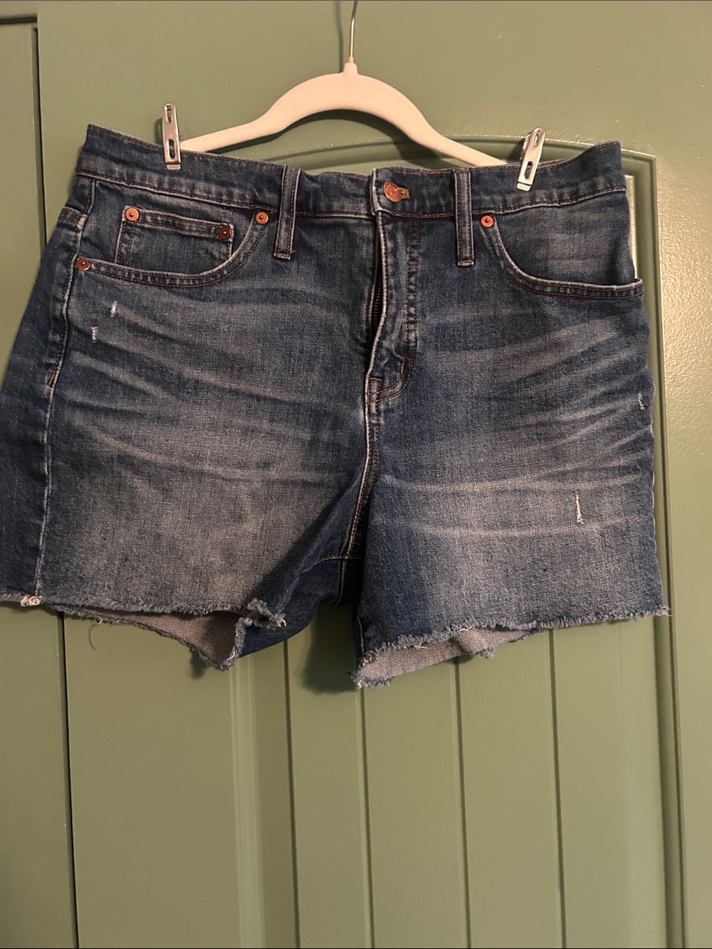 High Rise denim shorts - Picture 7 of 14
